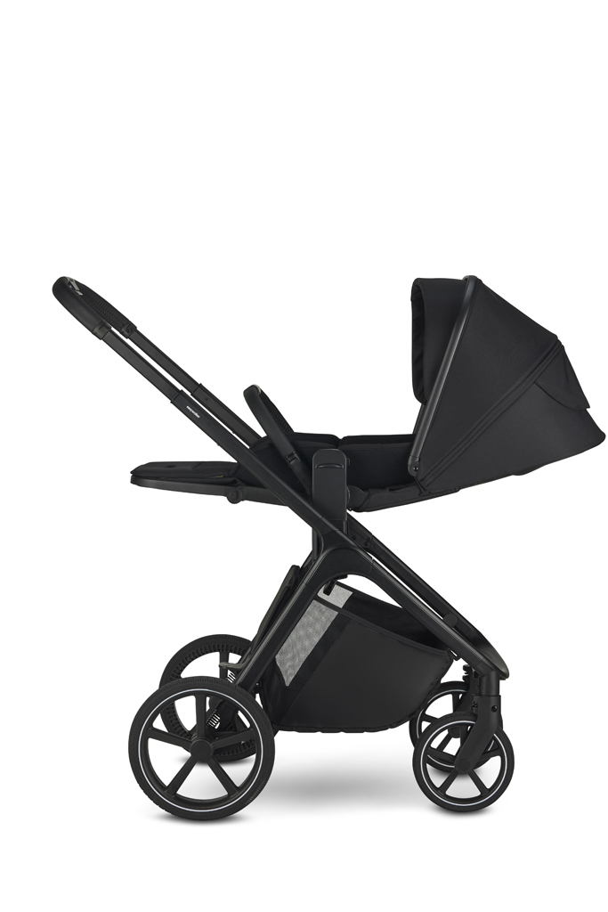 EASYWALKER Kočík kombinovaný Zoey Pure Black + CBX By CYBEX Aton B2 i-Size + základňa
