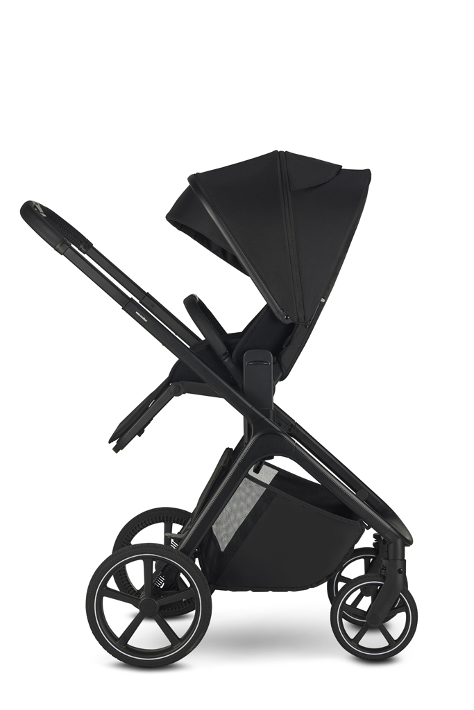 EASYWALKER Kočík kombinovaný Zoey Pure Black + CBX By CYBEX Aton B2 i-Size + základňa