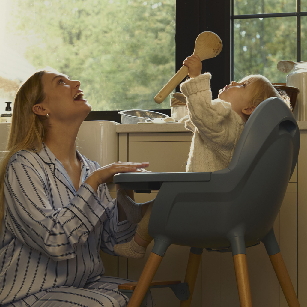 KINDERKRAFT Stolička jedálenská FINI2 Nordic Breeze