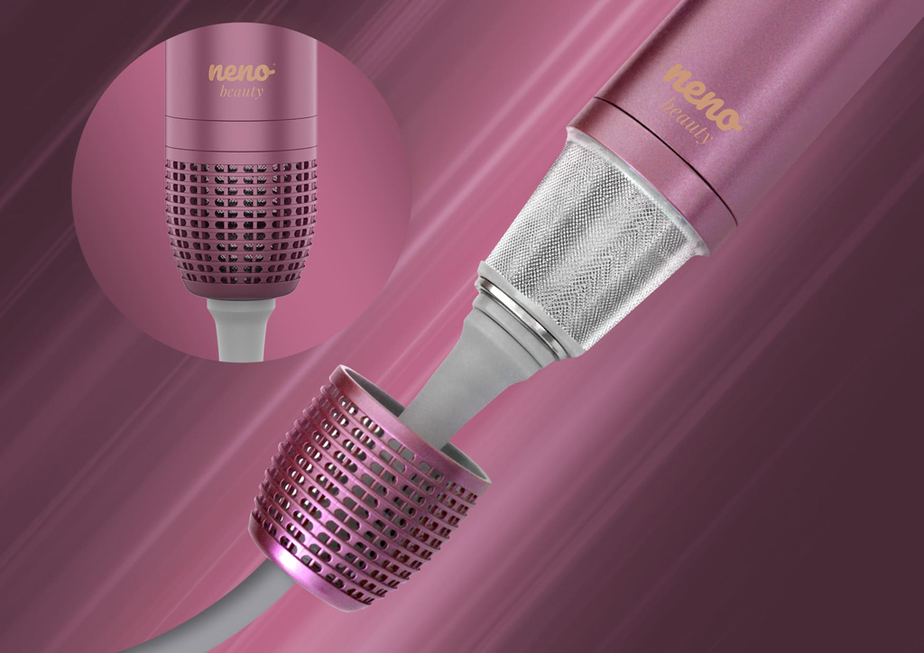 NENO Beauty Profesionálny fén s ionizáciou a kulmou Vio