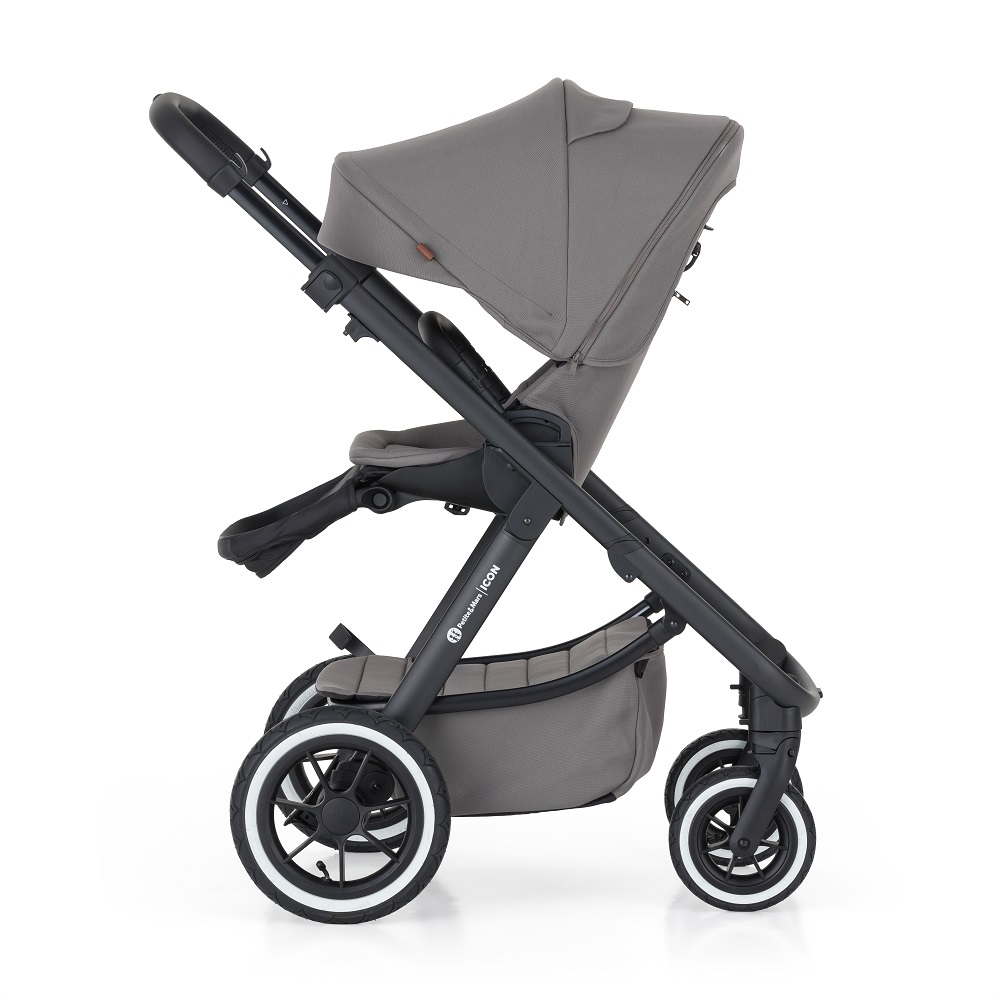 PETITE&amp;MARS SET Kočík 4v1 ICON Dove Grey LITE AIR + CBX By CYBEX Aton B2 i-Size