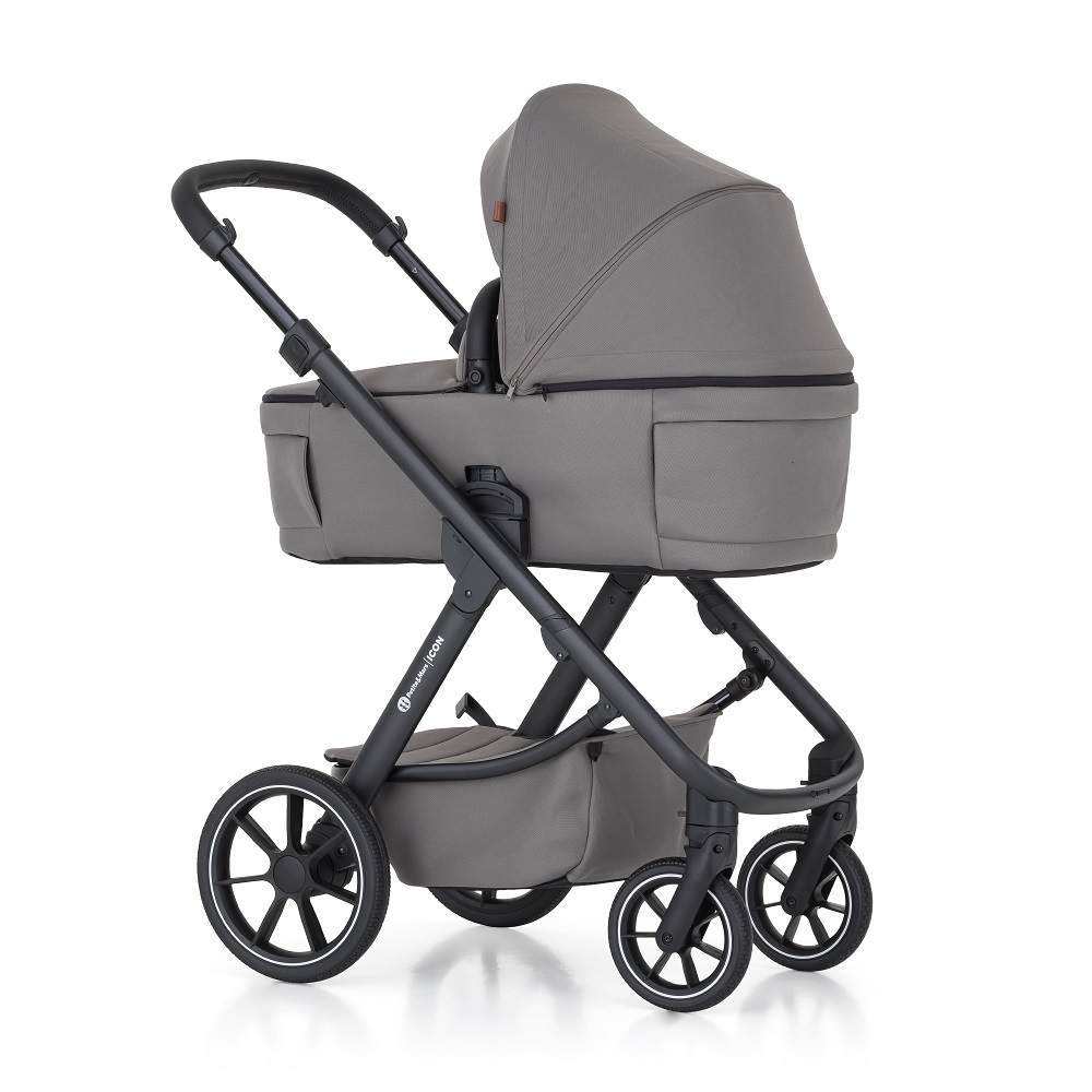 PETITE&amp;MARS SET Kočík 4v1 ICON Dove Grey LITE RWS + CBX By CYBEX Aton B2 i-Size