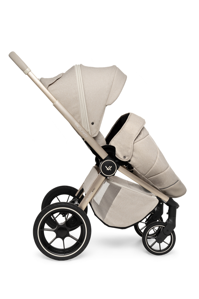 MUUVO SET Kočík 4v1 Quick Boho Beige set + CBX By CYBEX Aton B2 i-Size + základňa