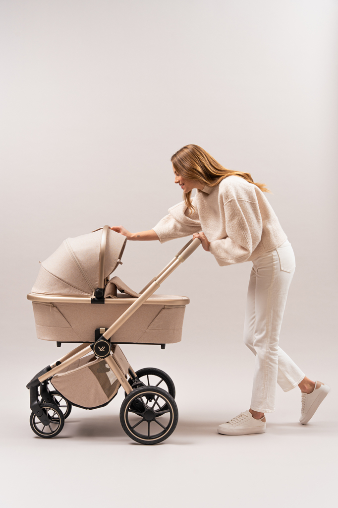 MUUVO SET Kočík 4v1 Quick Boho Beige set + CBX By CYBEX Aton B2 i-Size + základňa