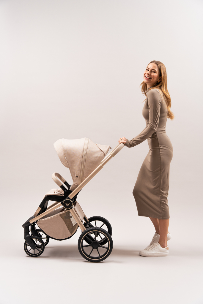 MUUVO SET Kočík 4v1 Quick Boho Beige set + CBX By CYBEX Aton B2 i-Size + základňa