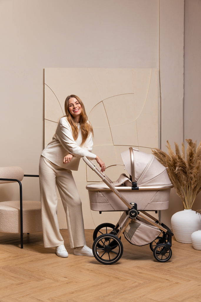 MUUVO SET Kočík 4v1 Quick Boho Beige set + CBX By CYBEX Aton B2 i-Size + základňa