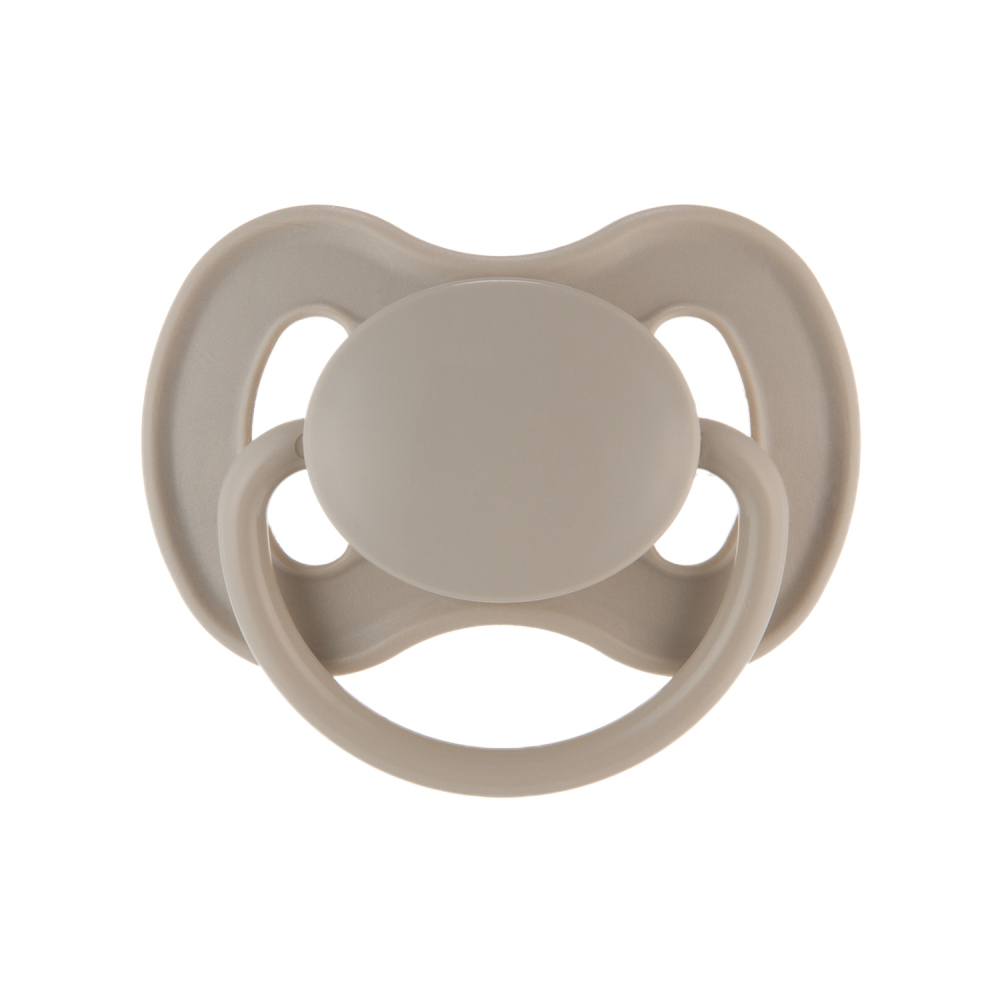 CANPOL BABIES Cumlík kaučukový s okrúhlou špičkou Nude 6-18m béžový