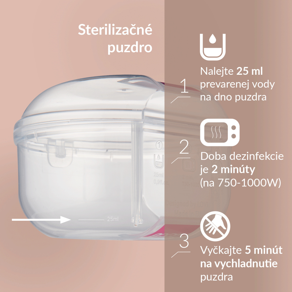 LOVI Cumlík svietiaci silikónový dynamický Prime 6-18m 2ks Ivory/Blush