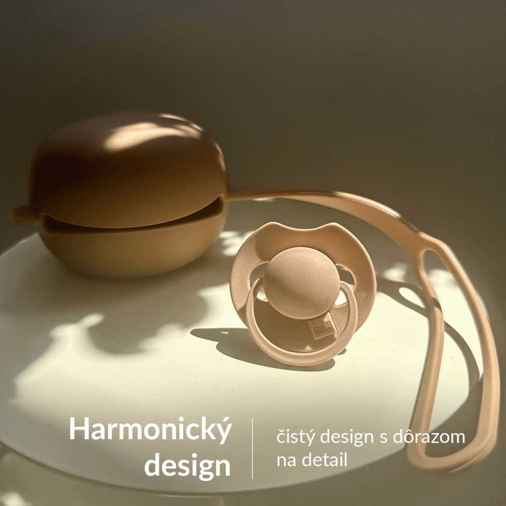 LOVI Cumlík svietiaci silikónový dynamický Prime 6-18m 2ks Ivory/Blush