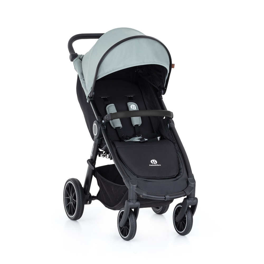 PETITE&amp;MARS Kočík Street+ RWS Black Iron Green