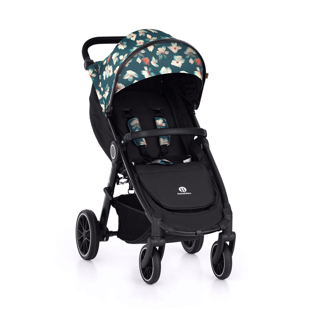PETITE&amp;MARS Kočík Street+ RWS Black Limited 100 Flowers
