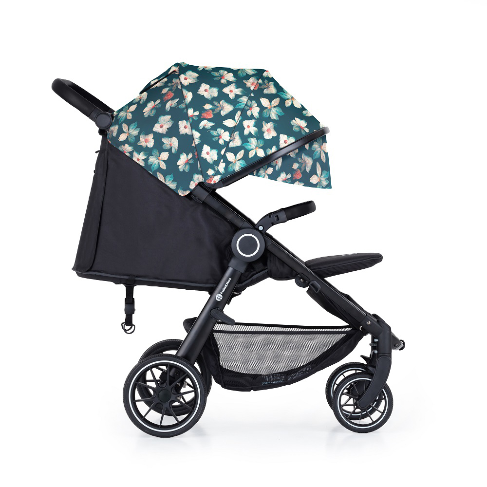 PETITE&amp;MARS Kočík Street+ RWS Black Limited 100 Flowers
