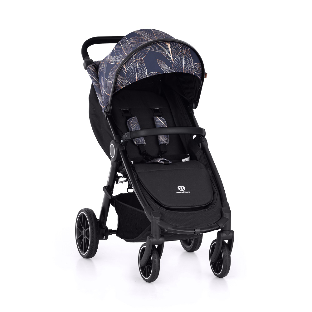 PETITE&amp;MARS Kočík Street+ RWS Black Limited 100 Palmtree