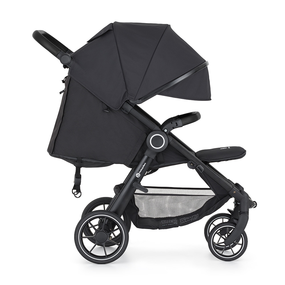 PETITE&amp;MARS Kočík Street+ RWS Black Perfect Black