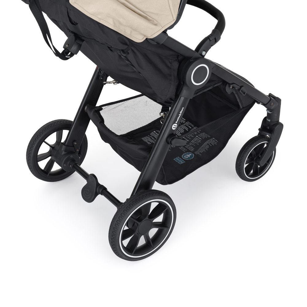 PETITE&amp;MARS Kočík Street+ RWS Black Sahara Beige