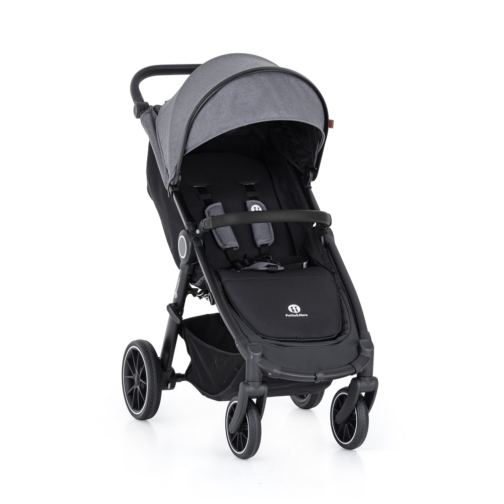 PETITE&MARS Kočík Street+ RWS Black Ultimate Grey