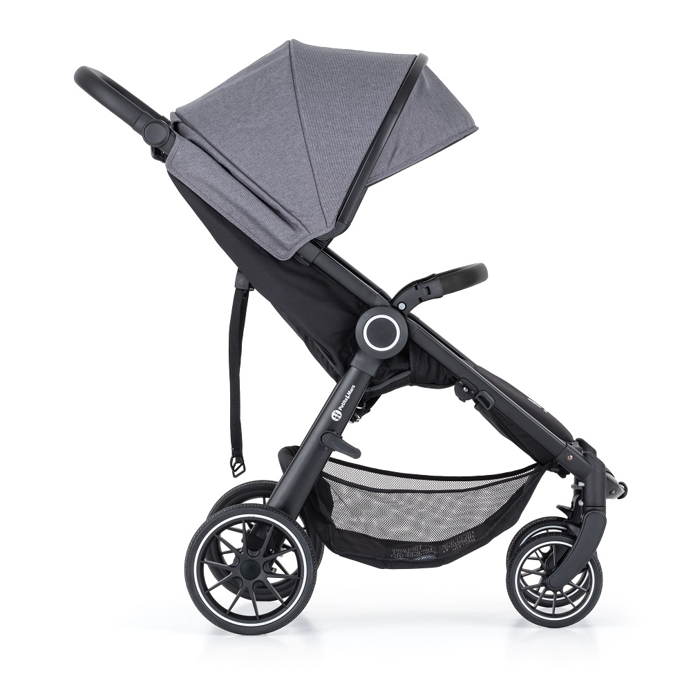 PETITE&amp;MARS Kočík Street+ RWS Black Ultimate Grey