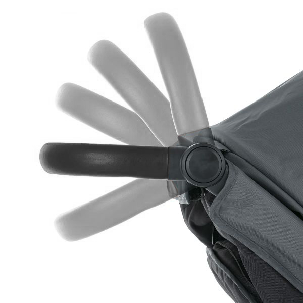 PETITE&amp;MARS Kočík Street+ RWS Black Ultimate Grey