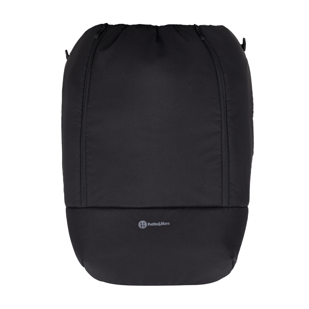 PETITE&amp;MARS Nánožník ku kočíku univerzálny Cover Universal Black