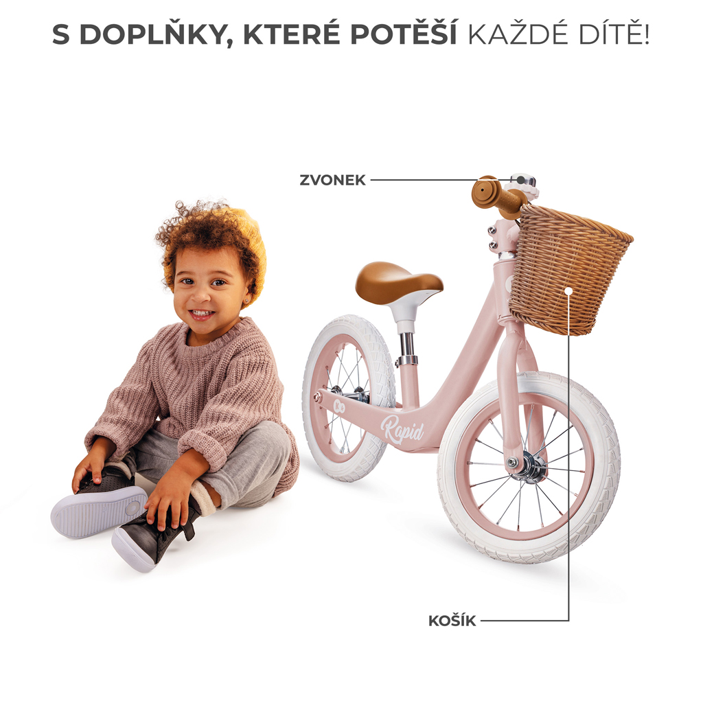 KINDERKRAFT SELECT Odrážadlo Rapid2 Pink