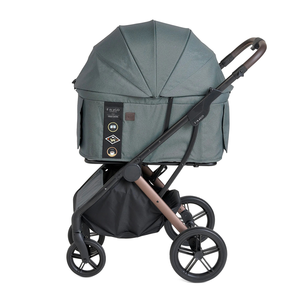 FIKAGO Kočík pre mačky / psov AGILE2 Vintage Green