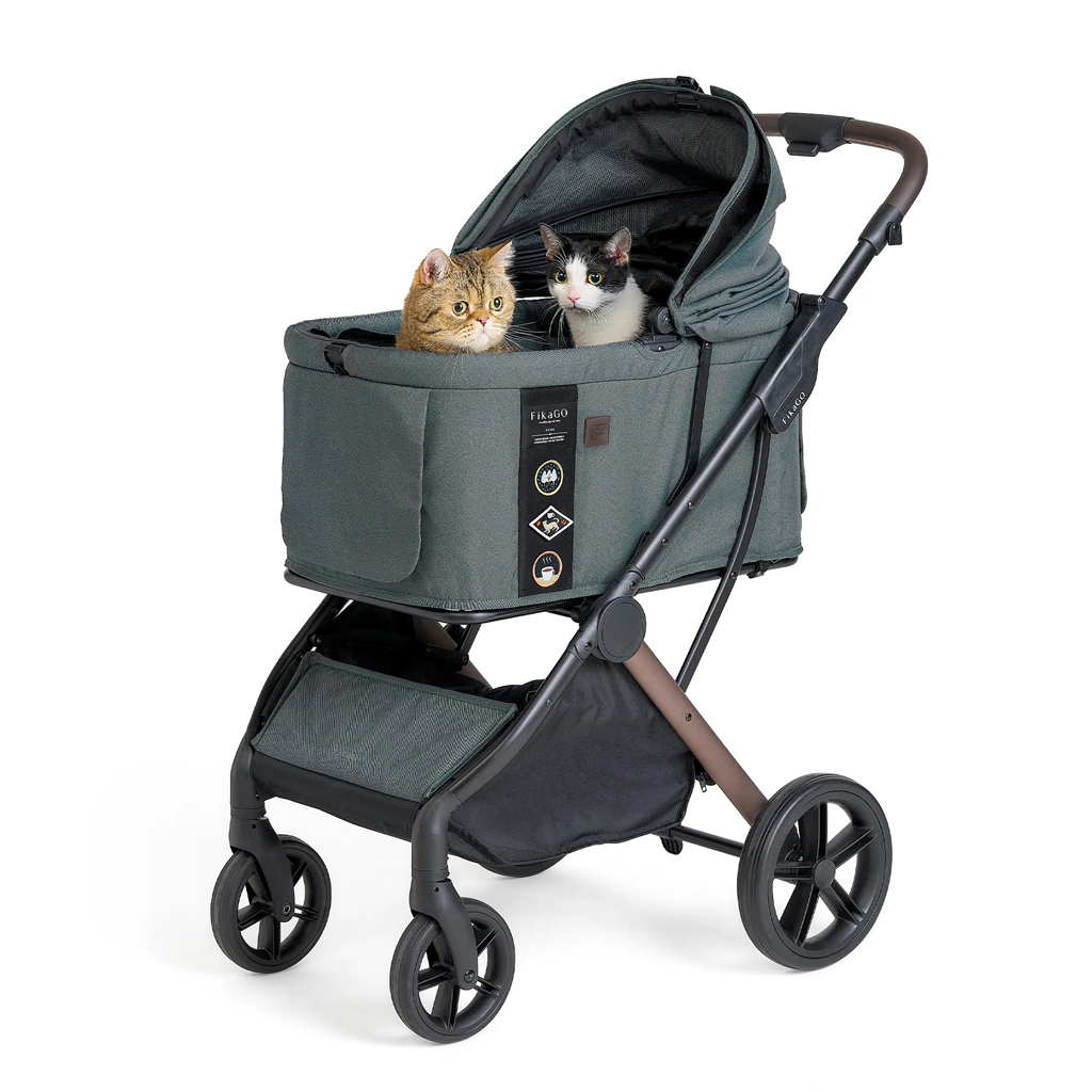 FIKAGO Kočík pre mačky / psov AGILE2 Vintage Green