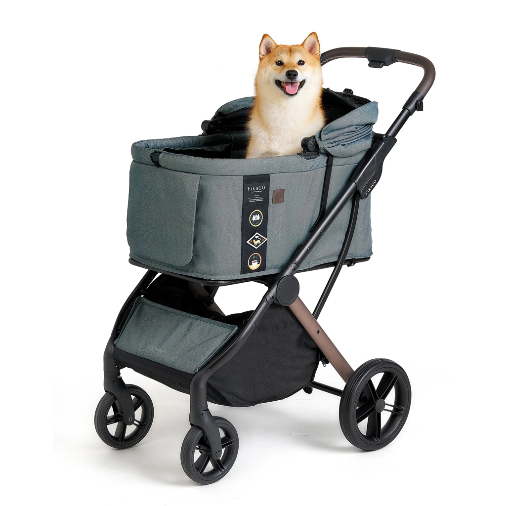 FIKAGO Kočík pre mačky / psov AGILE2 Vintage Green