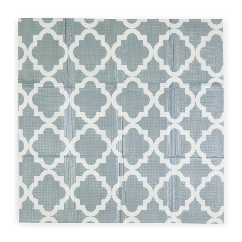 PETITE&amp;MARS Podložka na hranie skladacie Campy S 120x120cm Ocean&amp;Arabesca