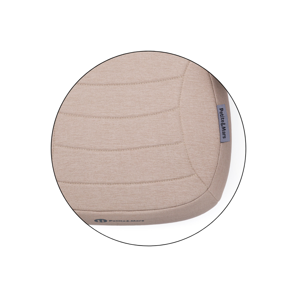 PETITE&amp;MARS Podsedák Zuno Tan Brown 125 - 150 cm (22-36 kg)