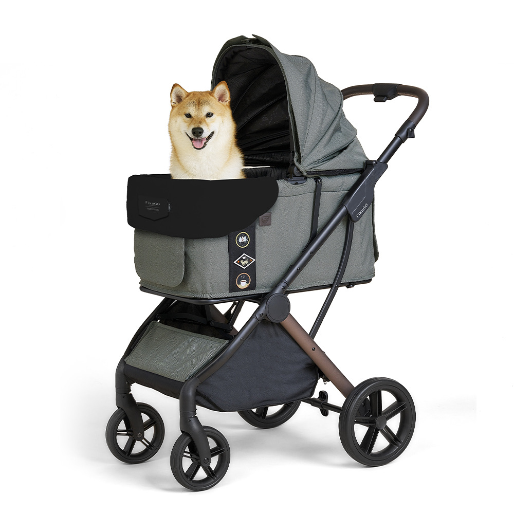 FIKAGO Podložka ochranná do kočíku Black