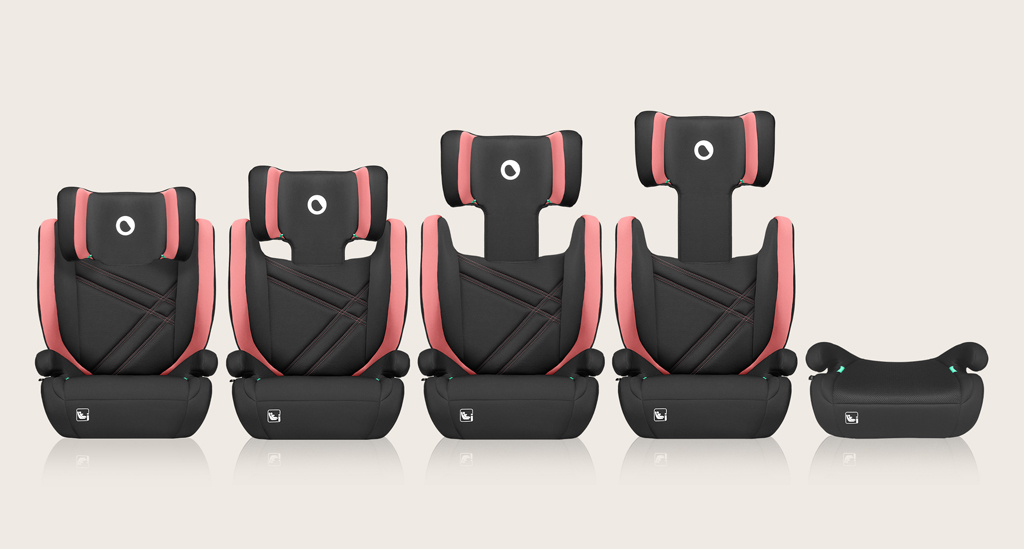 LIONELO Autosedačka Hugo i-Size (100-150 cm) Pink Baby