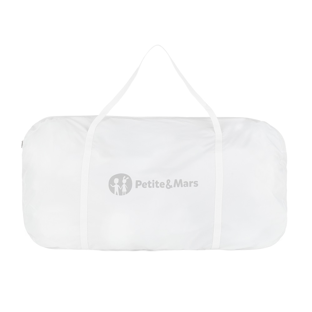PETITE&amp;MARS Postieľka detská polohovateľná s funkciou kolísky Glory 2v1 Mocha Beige