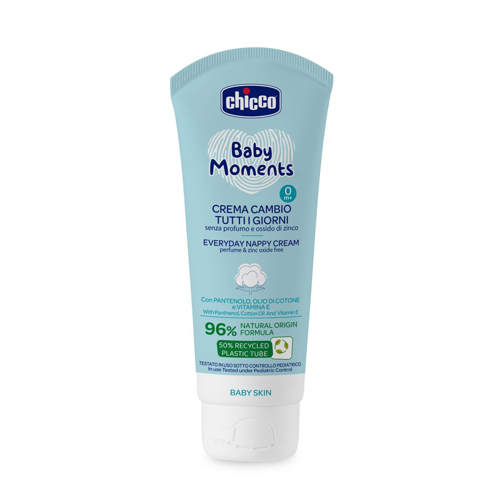 CHICCO Krém na detský zadoček na každý deň Baby Moments 100ml, 0m+