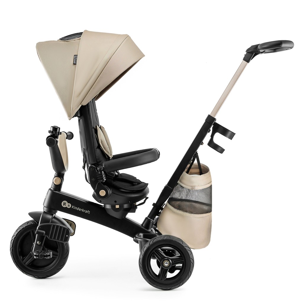 KINDERKRAFT Detská trojkolka Easytwist Beige