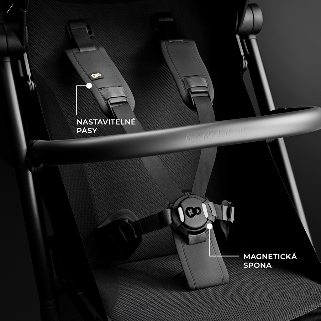 KINDERKRAFT SELECT Kočík športový Pilot 2 Black