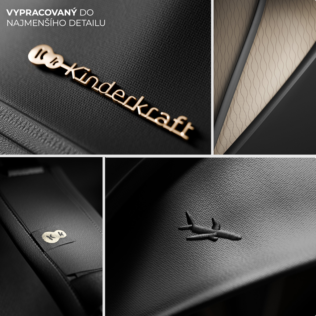 KINDERKRAFT SELECT Kočík športový Pilot 2 Black