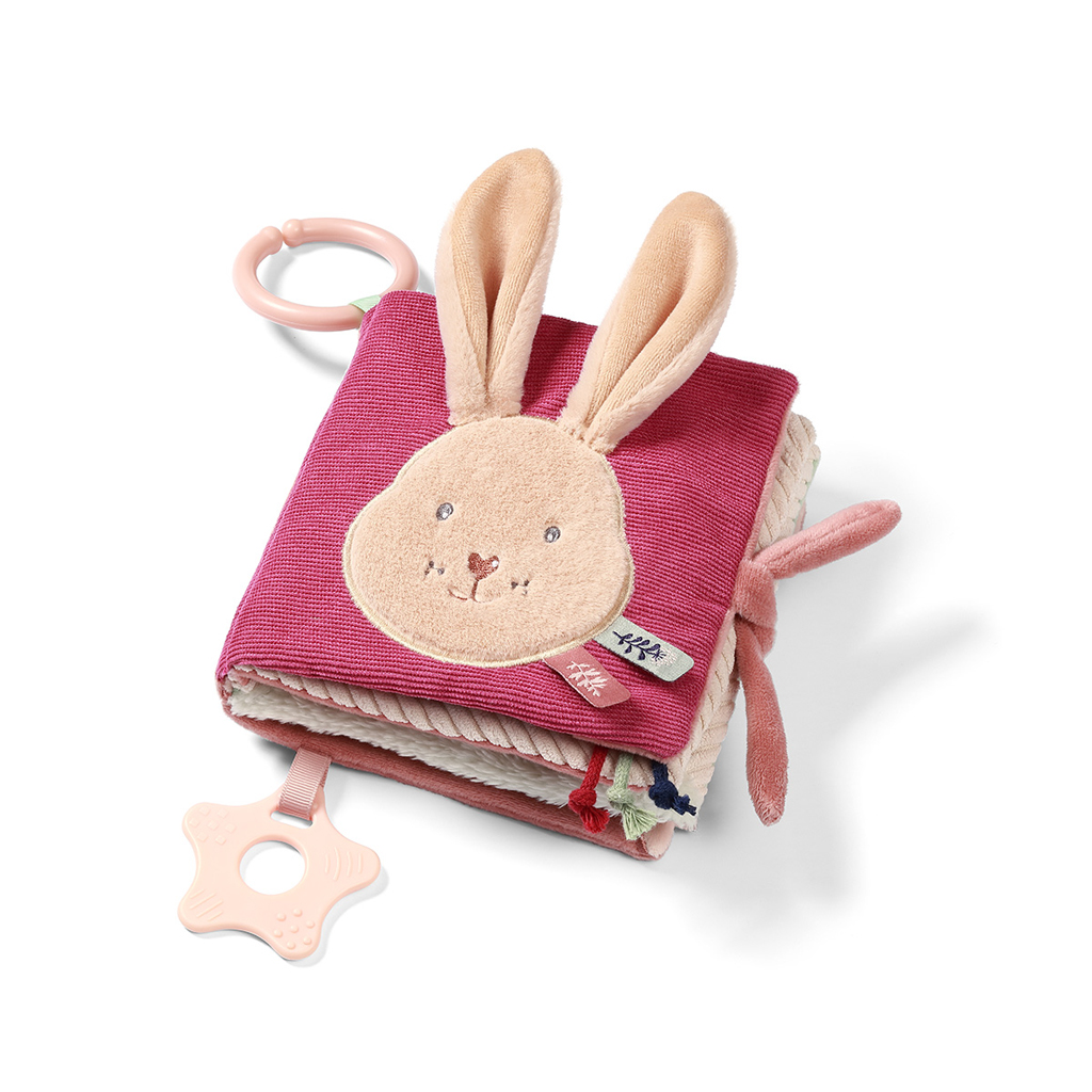 BABYONO Knižka senzorická Rabbit Karo 0m+