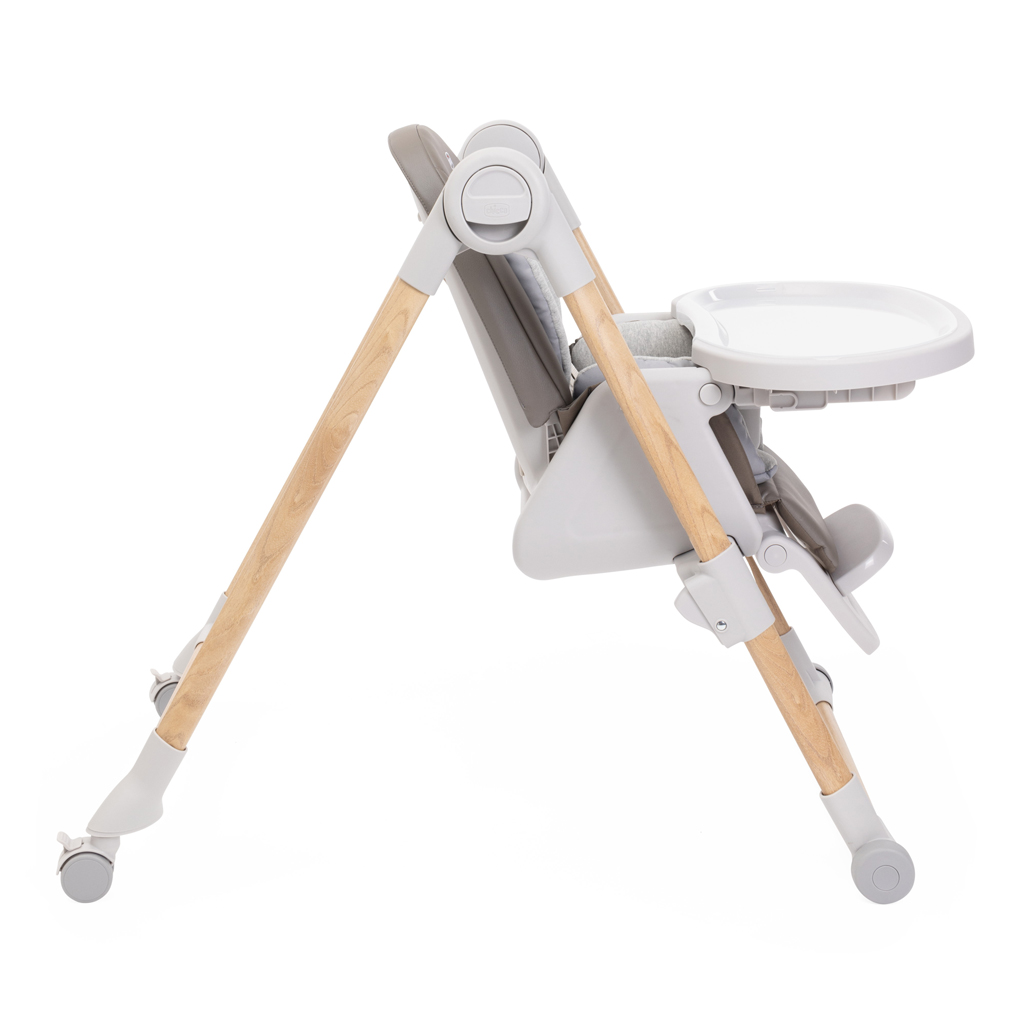 CHICCO Stolička jedálenská Polly Armonia - Scandinavian + Hrazdička Rainbow