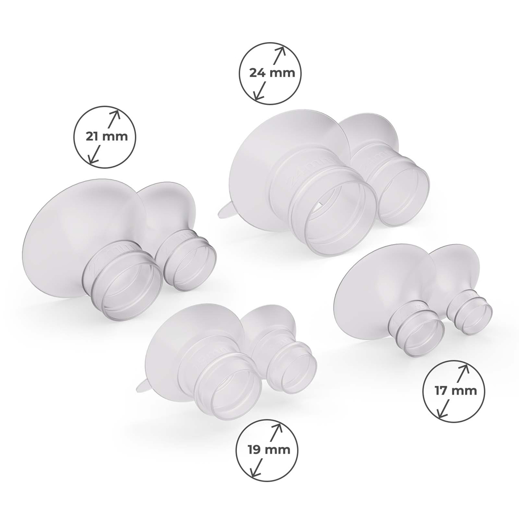 KINDERKRAFT Odsávačka materského mlieka Double Hands-free Gentle Flow Gold