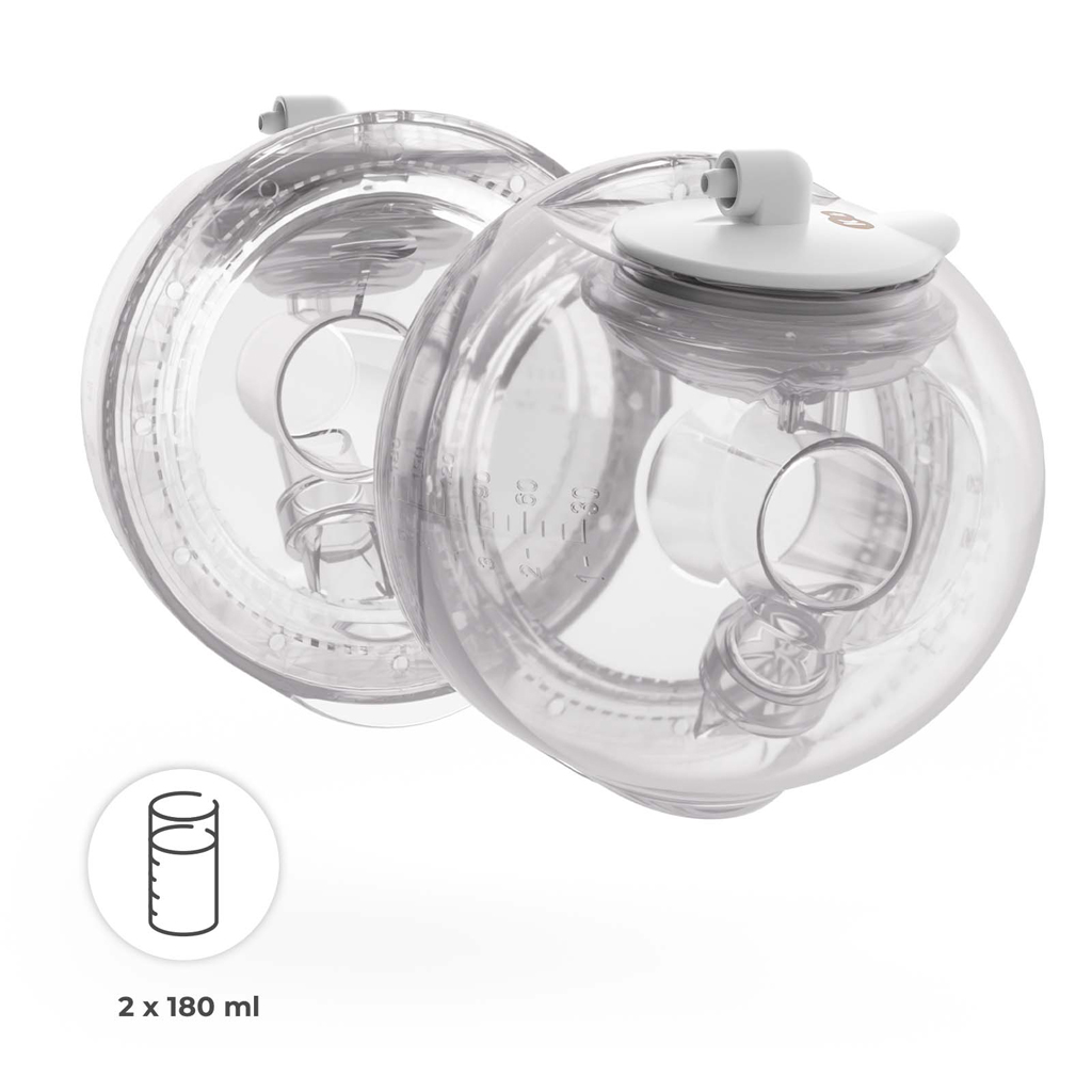 KINDERKRAFT Odsávačka materského mlieka Double Hands-free Gentle Flow Pink