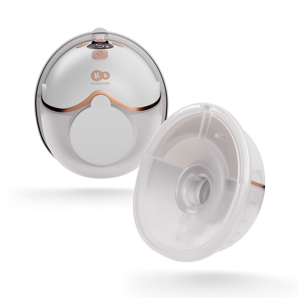 KINDERKRAFT Odsávačka materského mlieka Single Hands-free Mamaflow Gold