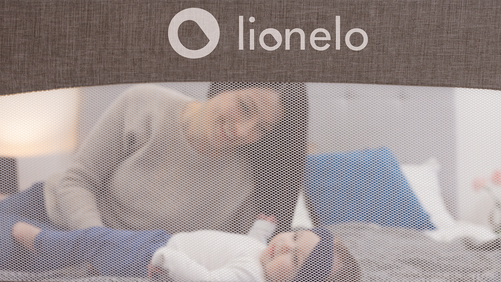 LIONELO Detská zábrana Eva Beige Melange