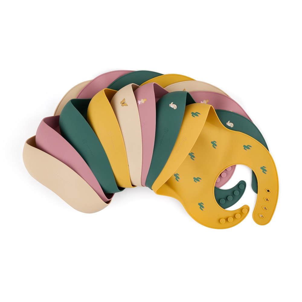 PETITE&amp;MARS Podbradník silikónový Take&amp;Match Intense Ochre 6m+