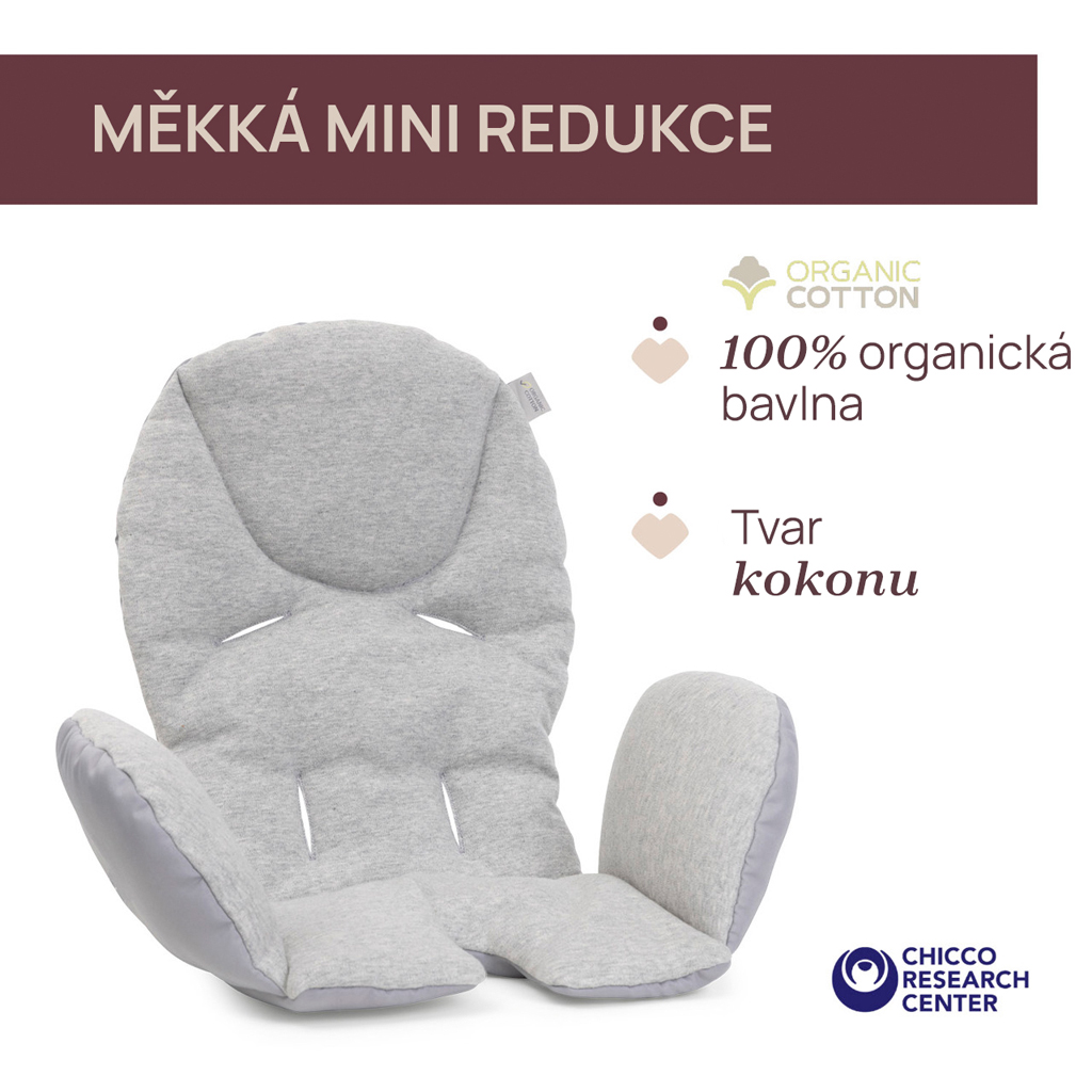 CHICCO Stolička jedálenská Polly Armonia - Carrara