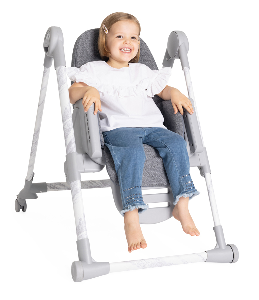 CHICCO Stolička jedálenská Polly Armonia - Carrara