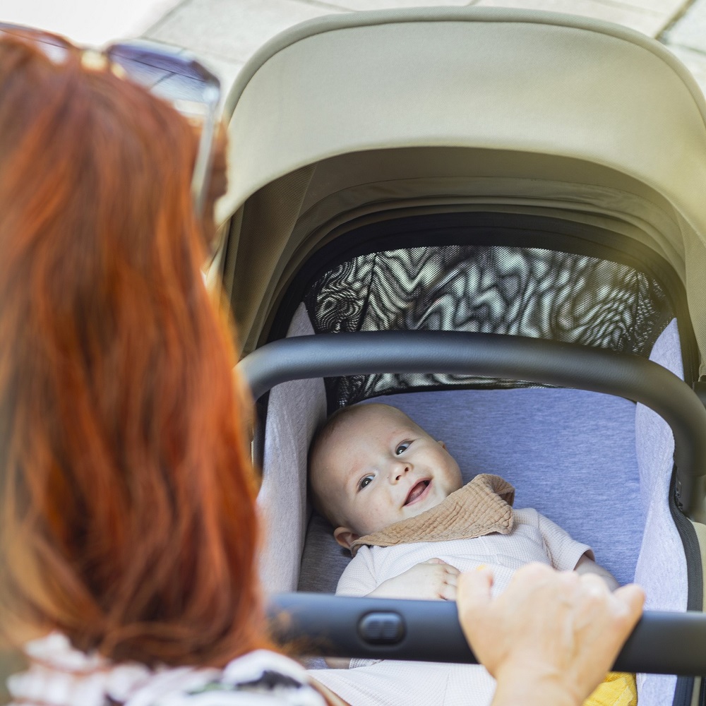 PETITE&amp;MARS SET Kočík 4v1 ICON Dove Grey XXL AIR + CBX By CYBEX Aton B2 i-Size