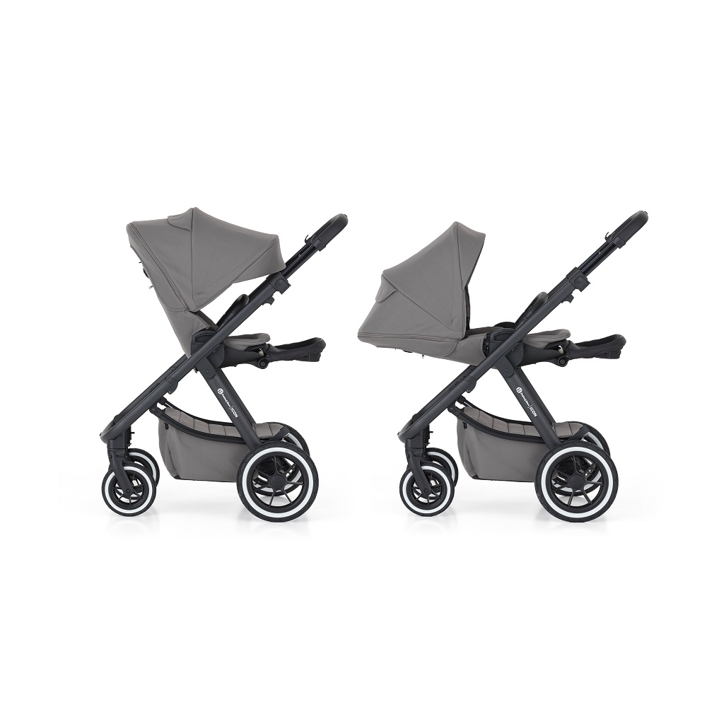 PETITE&amp;MARS SET Kočík 4v1 ICON Dove Grey XXL AIR + CBX By CYBEX Aton B2 i-Size