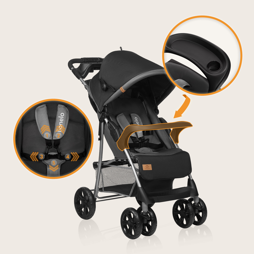 LIONELO Kočík športový Emma Plus Stone