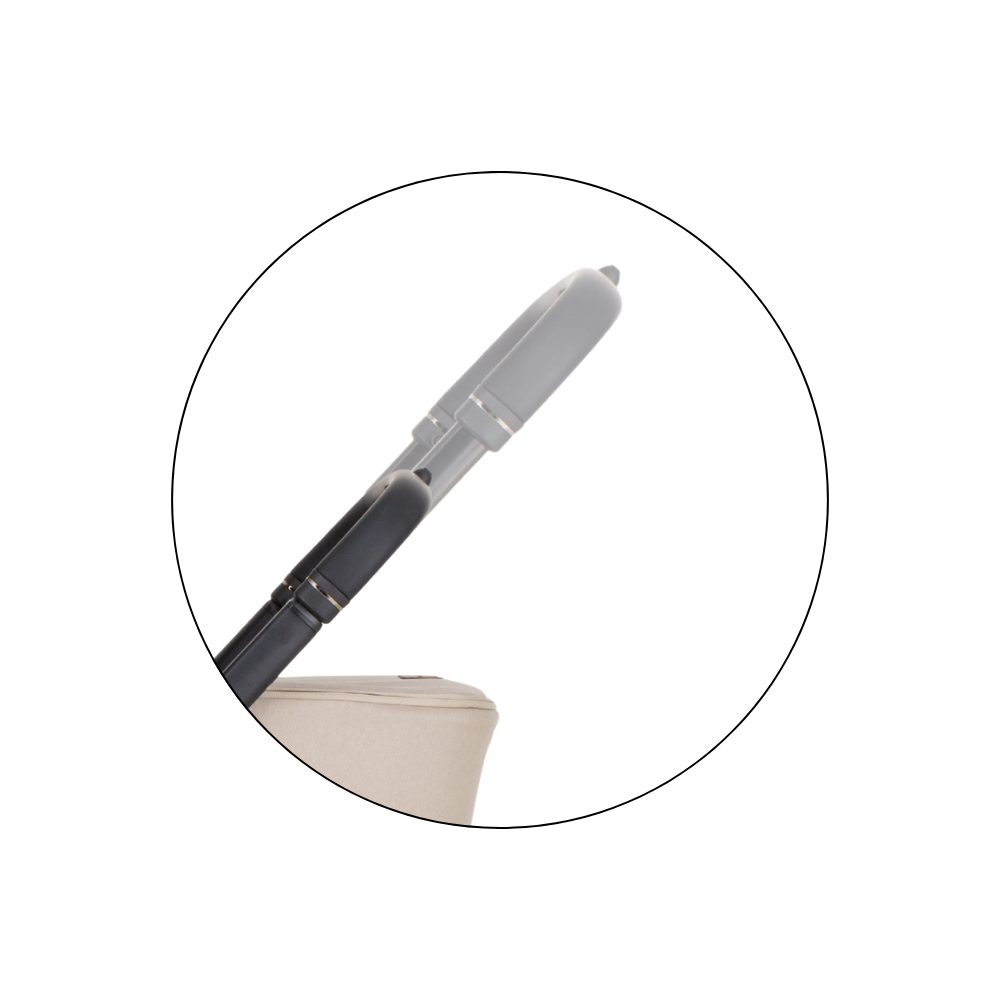 PETITE&amp;MARS Kočík kombinovaný SCOUT 2v1 Anthracite Moon