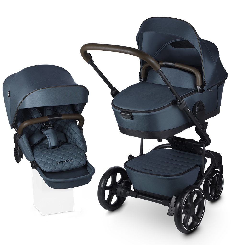 EASYWALKER Kočík kombinovaný Harvey⁵ Premium 2v1 Jade Green LITE RWS